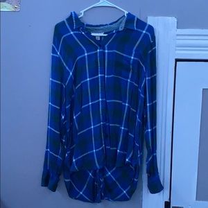 Blue flannel